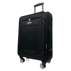 Валіза Worldline Airtex 621 колір чорний розмір середній M