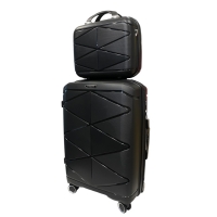 Комплект валіз Madisson Snowball 51304/M+VA колір чорний