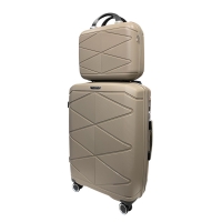 Комплект валіз Madisson Snowball 51304/L+VA колір шампань
