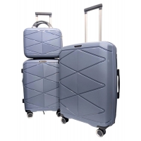Комплект валіз Madisson Snowball 51304/3 колір сірий