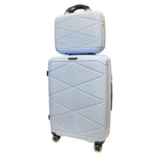 Комплект валіз Madisson Snowball 51304/M+VA колір голубий