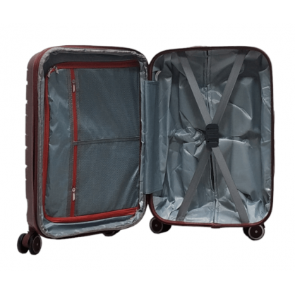 Валіза Milano bag 0306 колір бордовий розмір маленький S