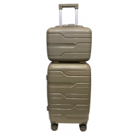 Комлект валіз Milano bag 0306/S+VAL колір шампань