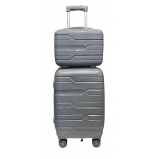 Комлект валіз Milano bag 0306/S+VAL колір срібний