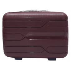 Б'юті-кейс Milano bag 0306/14 колір бордовий розмір маленький S