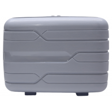 Б'юті-кейс Milano bag 0306/14 колір срібний розмір маленький S