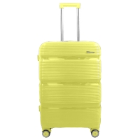 Валіза Milano bag 0307 колір жовтий розмір середній M